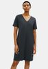 Cotton Stretch Jersey V-Neck Dress