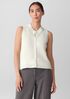 Cotton Silk Cord Vest