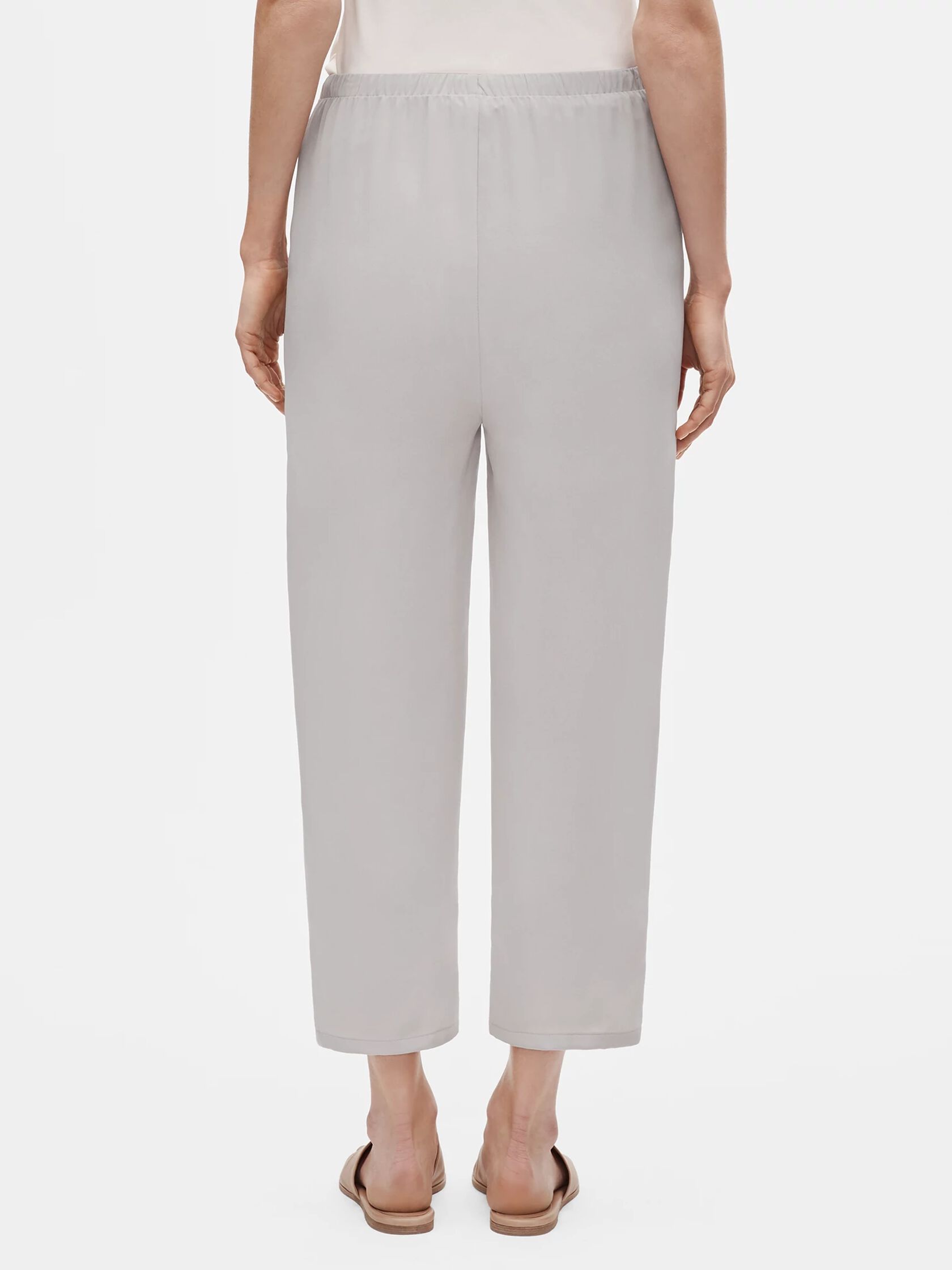 Limited Edition Silk Double Crepe Drawstring Pant