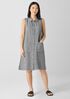 Puckered Organic Linen Sleeveless Dress