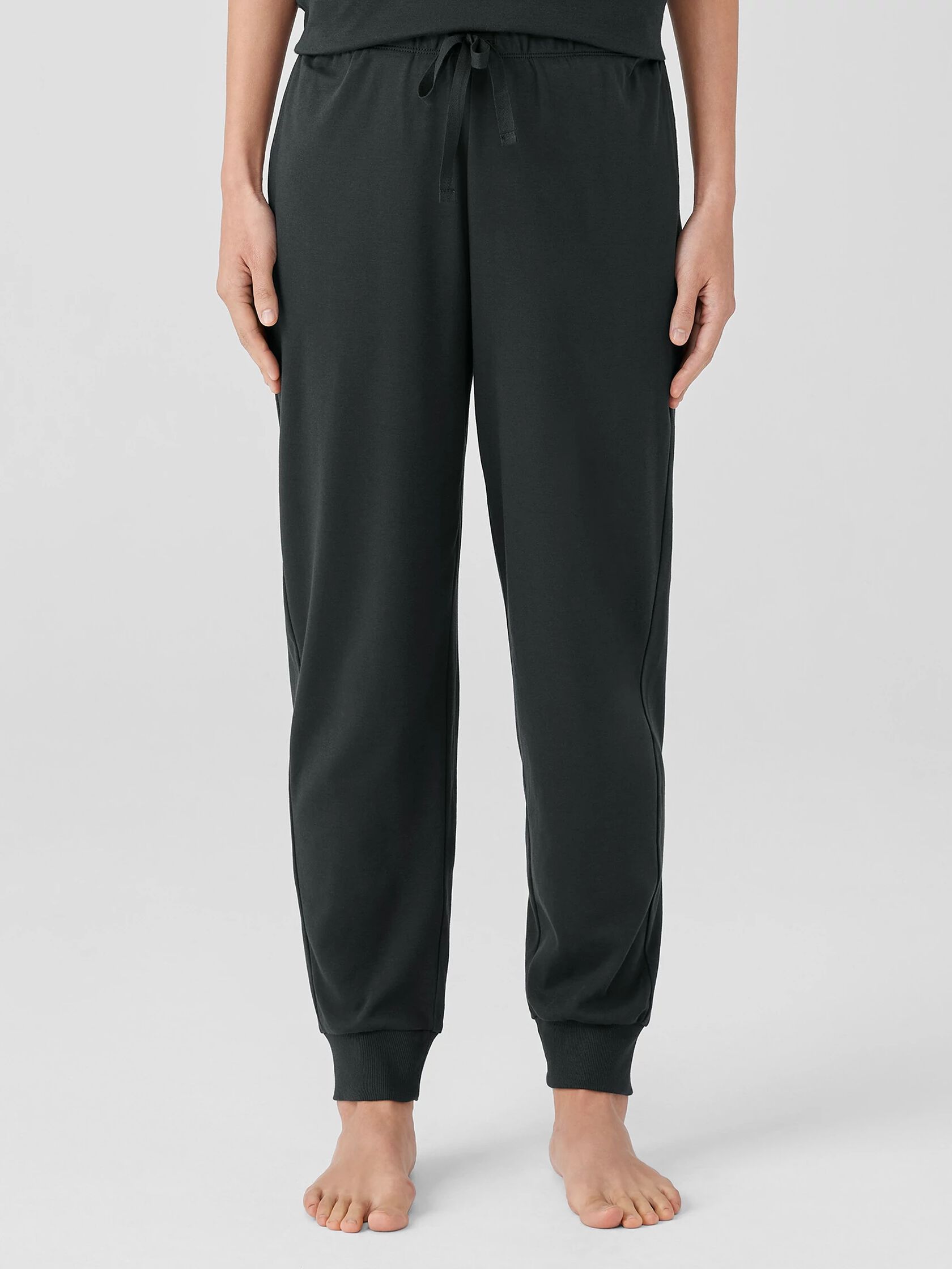 Organic Cotton Interlock Jogger Sleep Pant