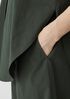 Washed Organic Cotton Poplin Band Collar Shirt