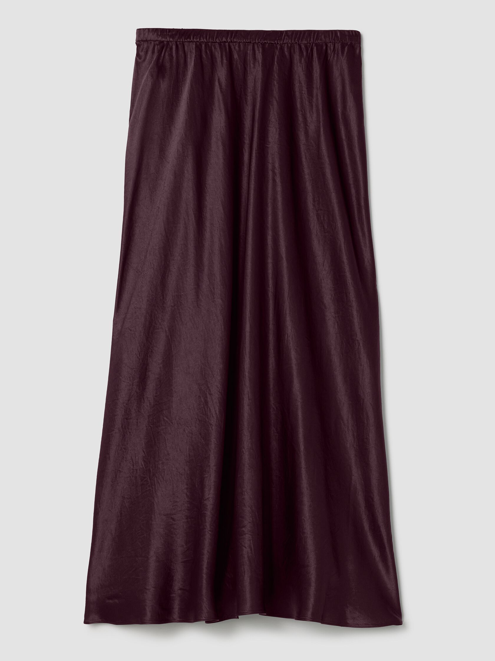 Textured Satin Slip Skirt