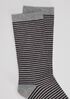 Organic Cotton Skinny Stripe Sock