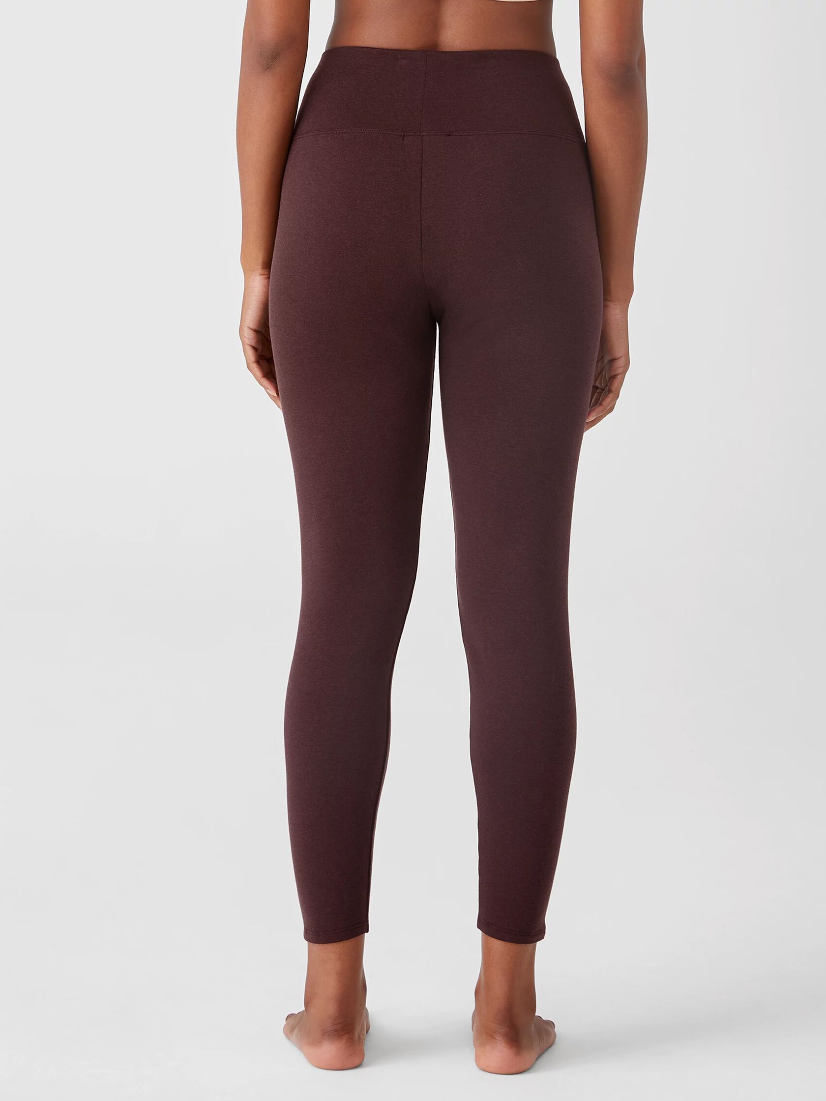 Cozy Brushed Terry High-Waisted Leggings