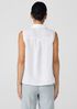 Organic Handkerchief Linen Sleeveless Shirt