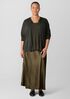 Stretch Silk Jersey Scoop Neck Tank