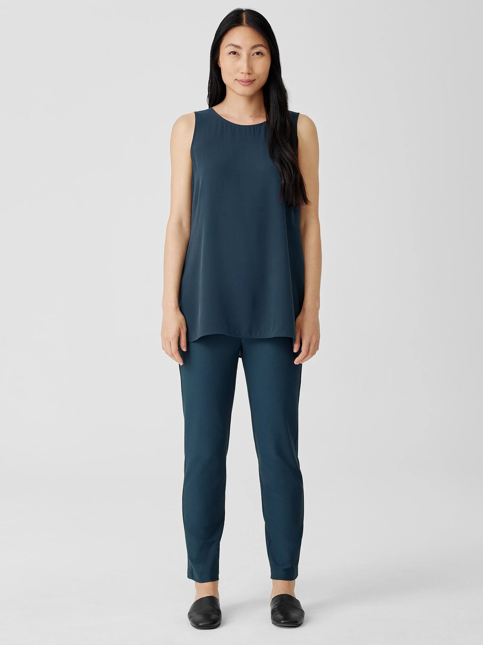 Washable Stretch Crepe Pant