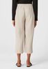 Linen Blend Wide-Leg Pant