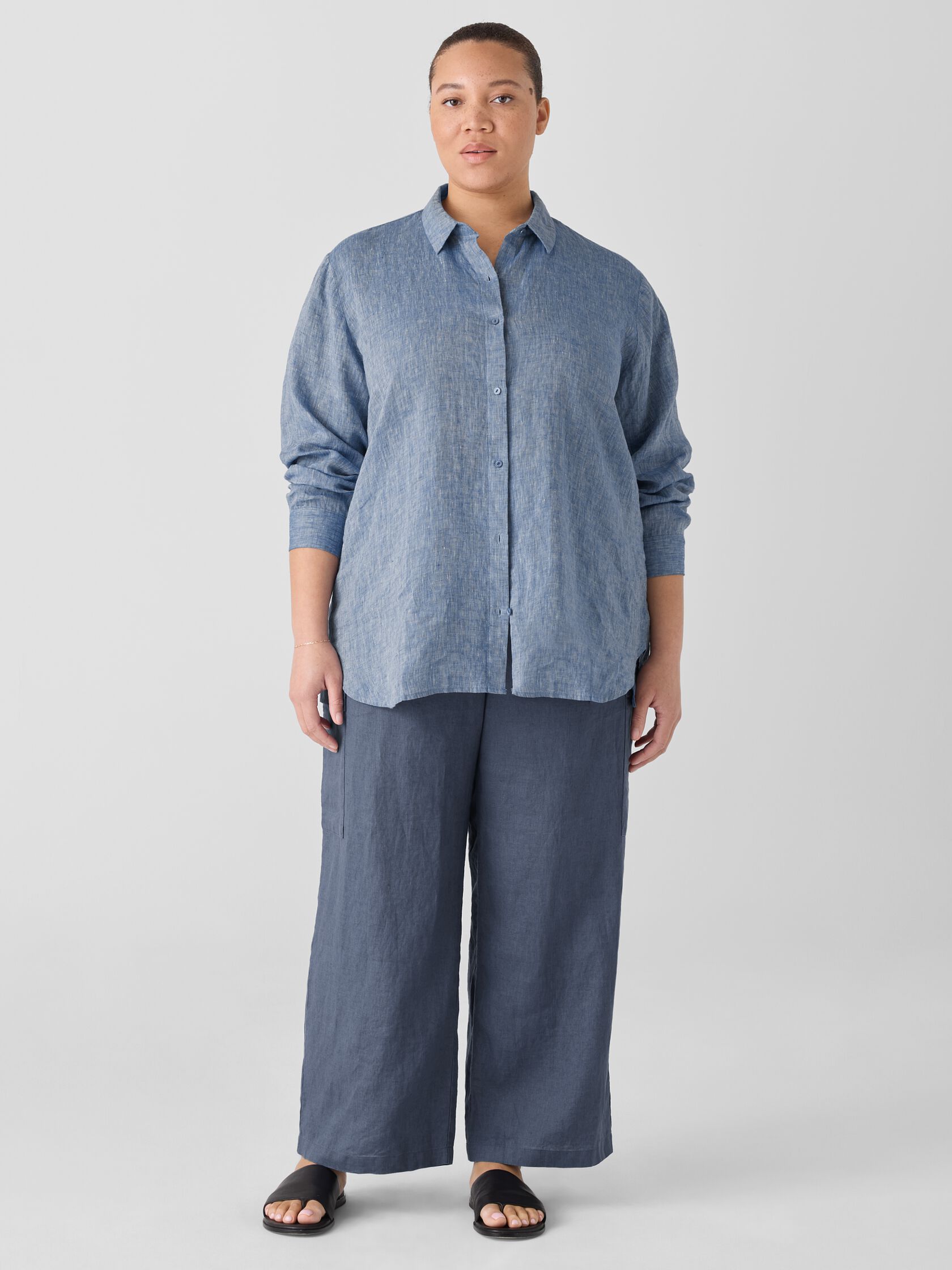 Organic Linen Cargo Pant