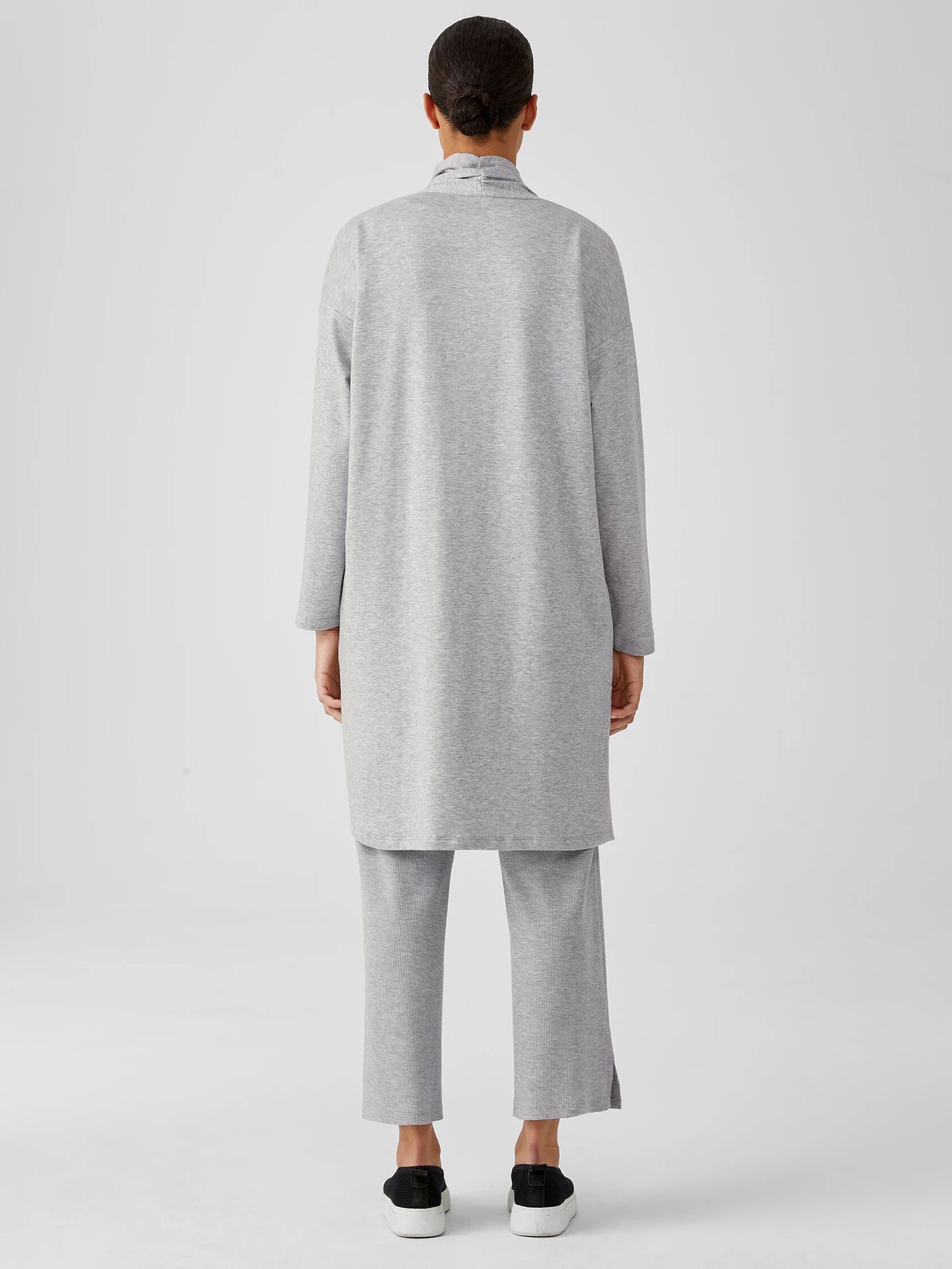 Cozy Brushed Terry Hug Long Jacket