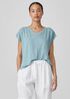 Organic Linen Jersey V-Neck Tee