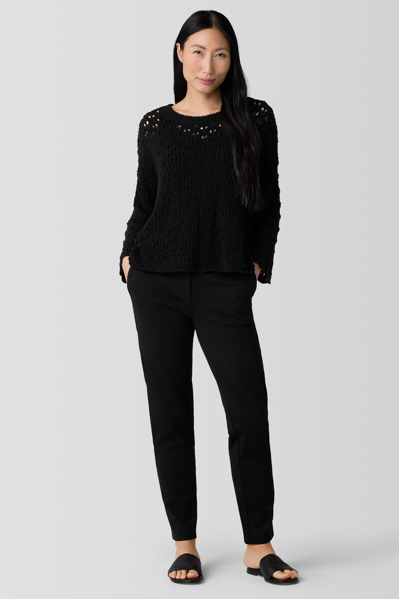 Washable Flex Ponte Tapered Trouser Pant Washable Flex Ponte Tapered Trouser Pant