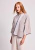 System Organic Cotton Jersey Melange Elbow-Sleeve Tee