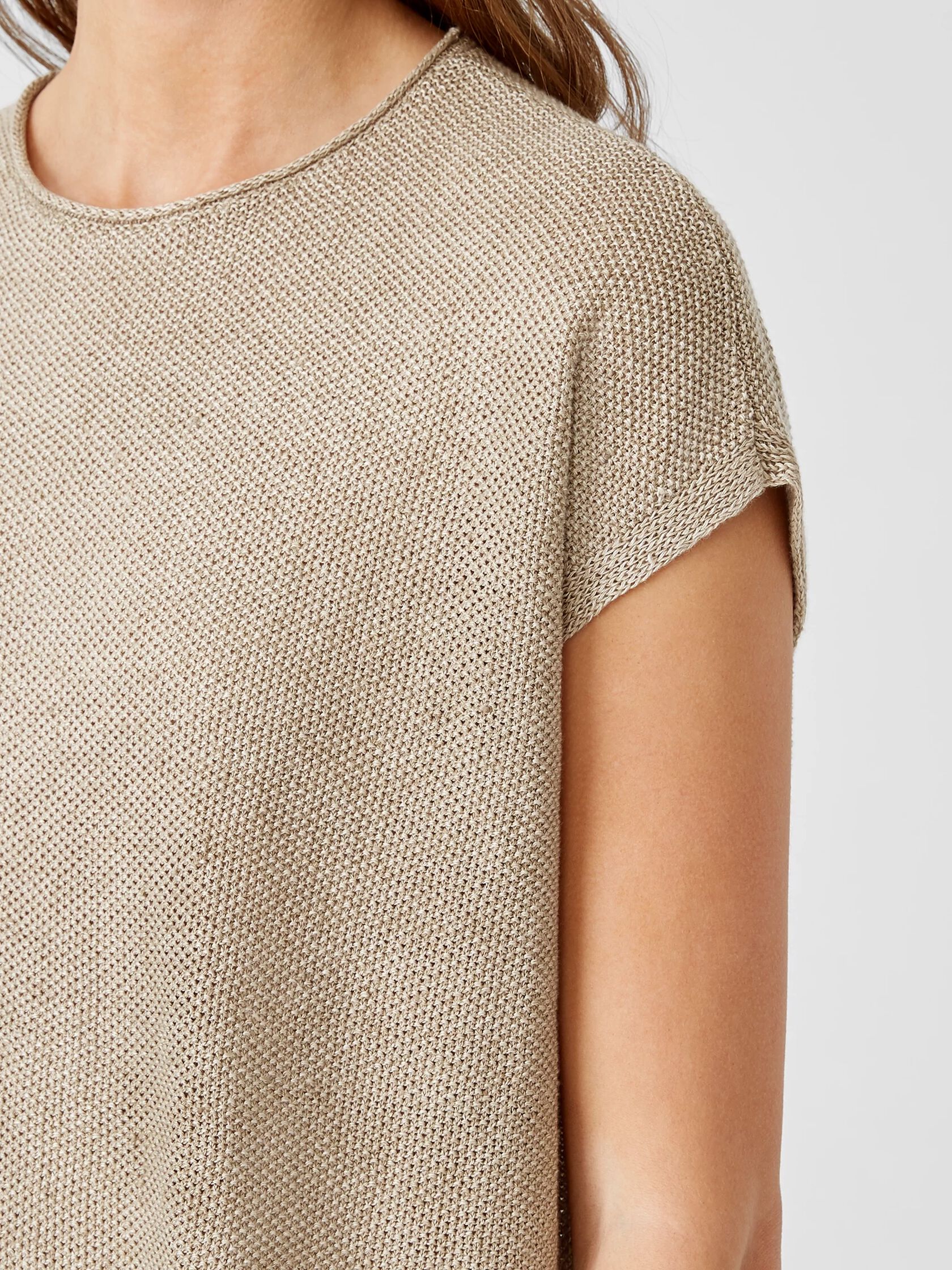 Organic Linen Delave Square Top