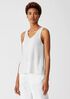 Peruvian Organic Cotton Blend V-Neck Shell