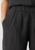 Puckered Organic Linen Tapered Pant