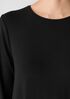 Stretch Jersey Knit Oval Dress