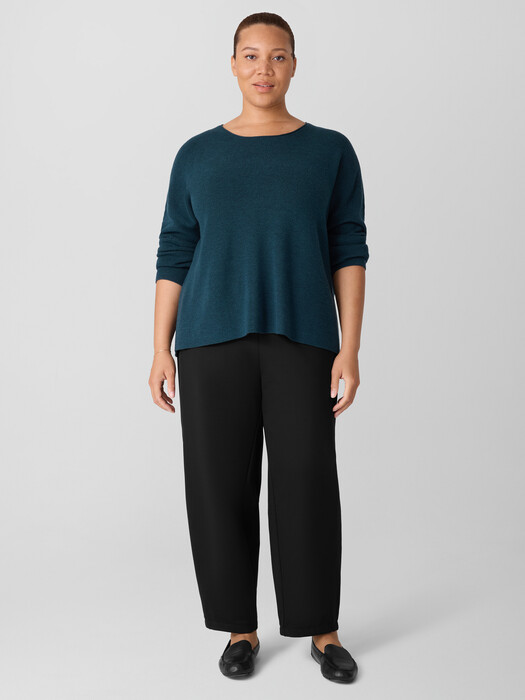 Merino Crew Neck Top in Regenerative Wool