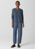 Linen Silk Twill Lantern Pant