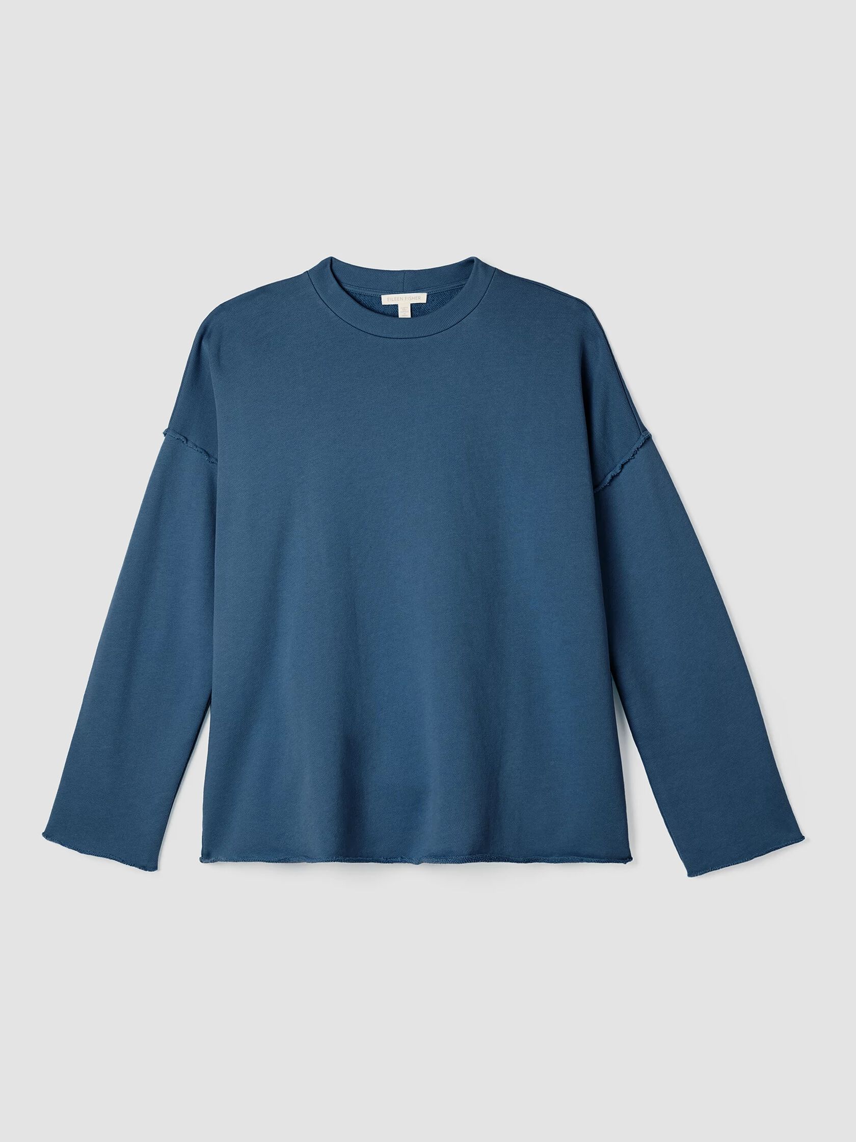 Organic Cotton French Terry Box-Top | EILEEN FISHER