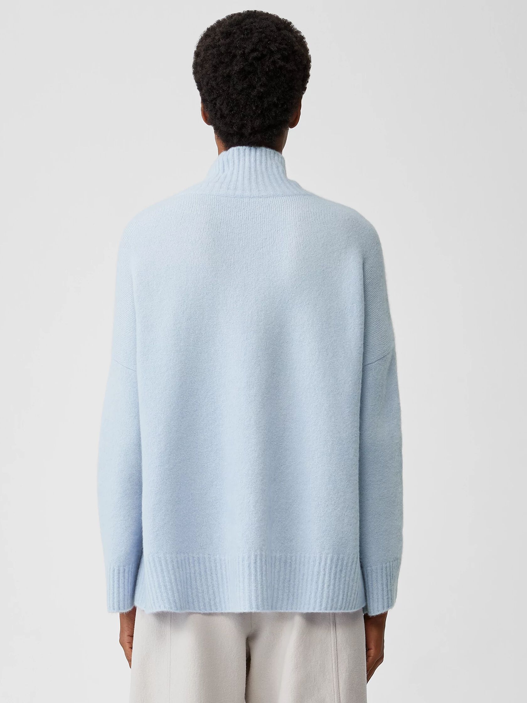 Cashmere Silk Bliss Turtleneck Box-Top