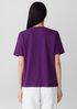 Organic Cotton Slubby Jersey V-Neck Tee