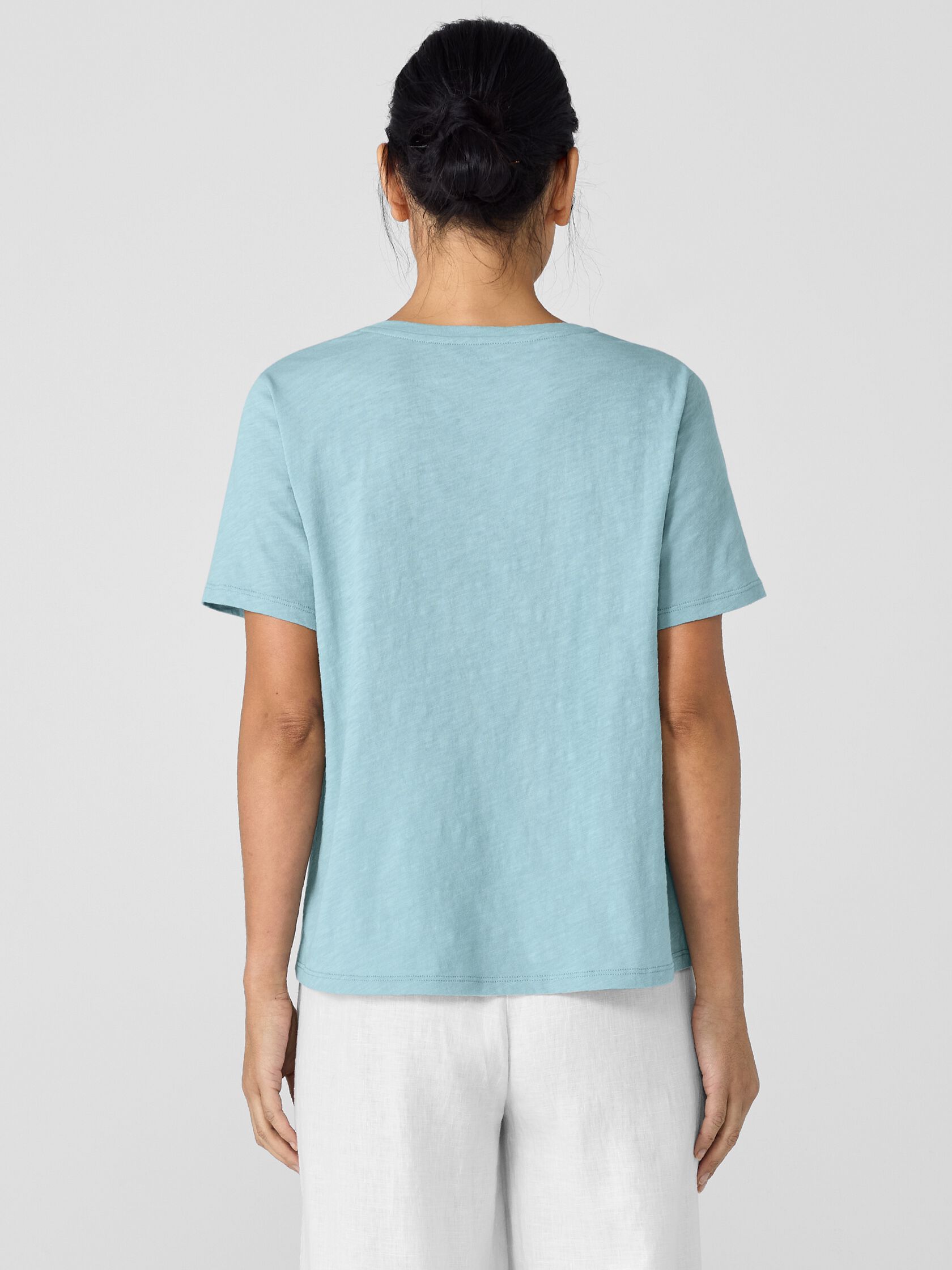 Organic Cotton Slubby Jersey Tee