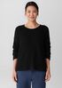 Cotton Fluff Crew Neck Top
