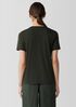 Organic Pima Cotton Jersey&nbsp;Round Neck Tee