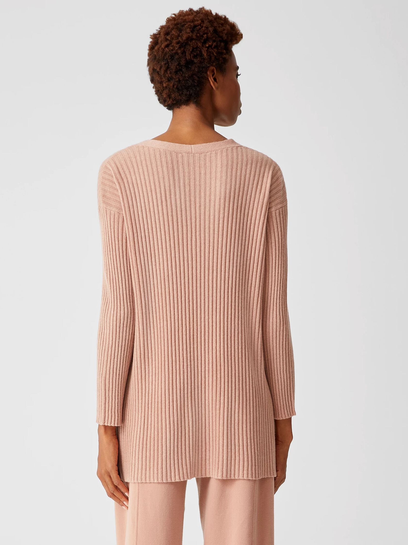 Italian Cashmere V-Neck Tunic