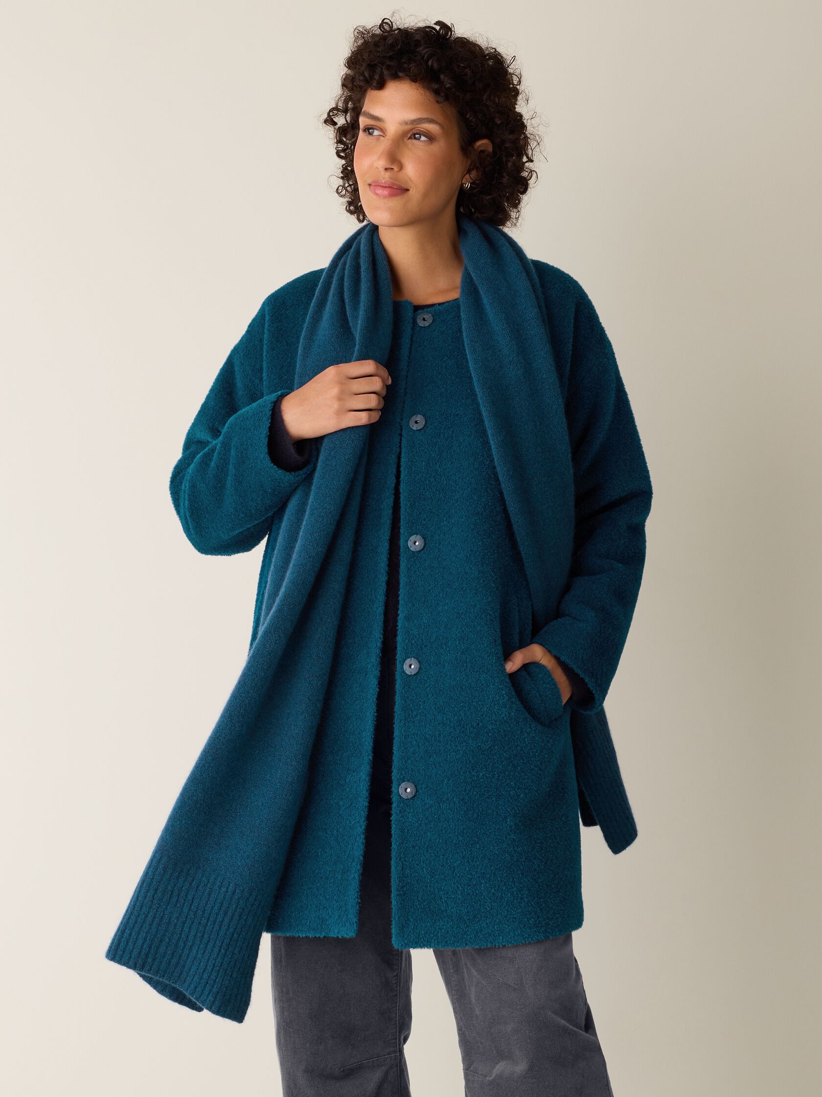 Cashmere Silk Boucle Bliss Scarf