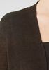 Organic Linen Cotton Airy Tuck Cropped Cardigan