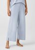 Cozy Organic Cotton Interlock Wide-Leg Pant