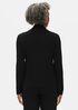 Stretch Silk Jersey Scrunch Neck Top