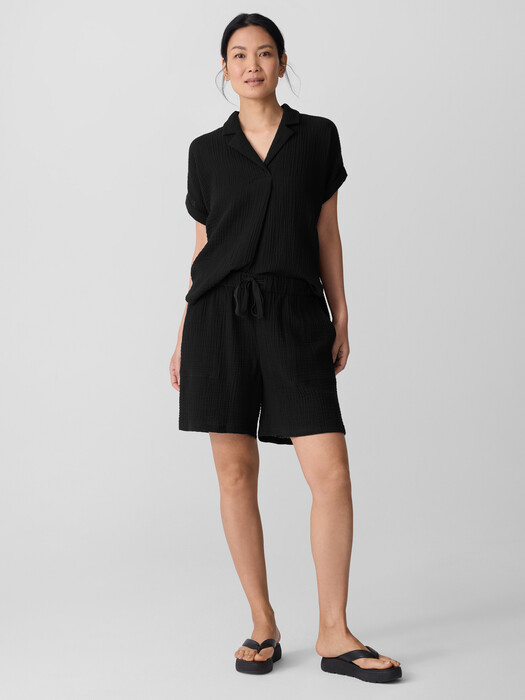 Organic Cotton Lofty Gauze Walking Shorts