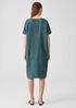 Washed Organic Linen Delave Dress
