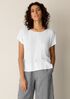 Organic Linen Cotton Crew Neck Top