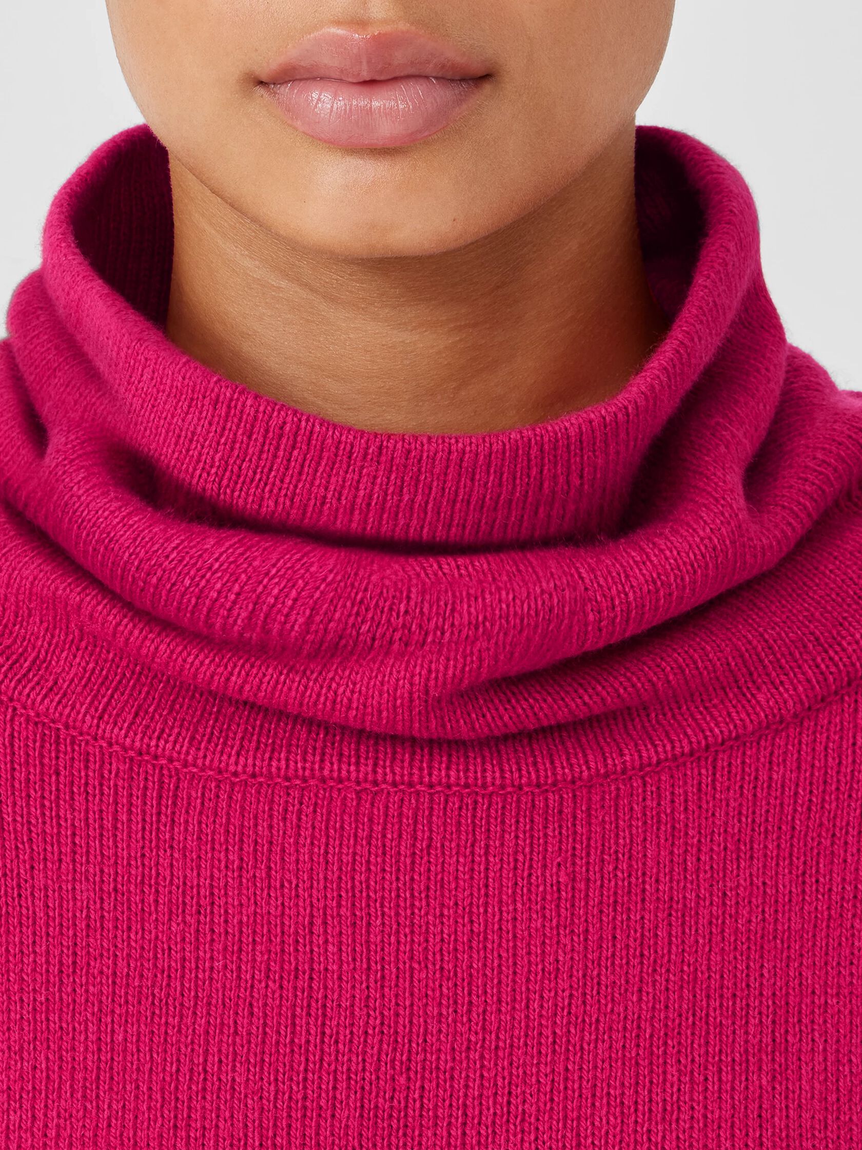 Cotton and Recycled Cashmere Turtleneck Box-Top