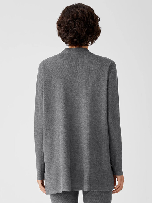 Cozy Waffle Knit Mock Neck Top