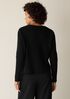 Italian Cashmere Ribbed V-Neck Top