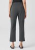 Cotton Blend Ponte Pant with Slits