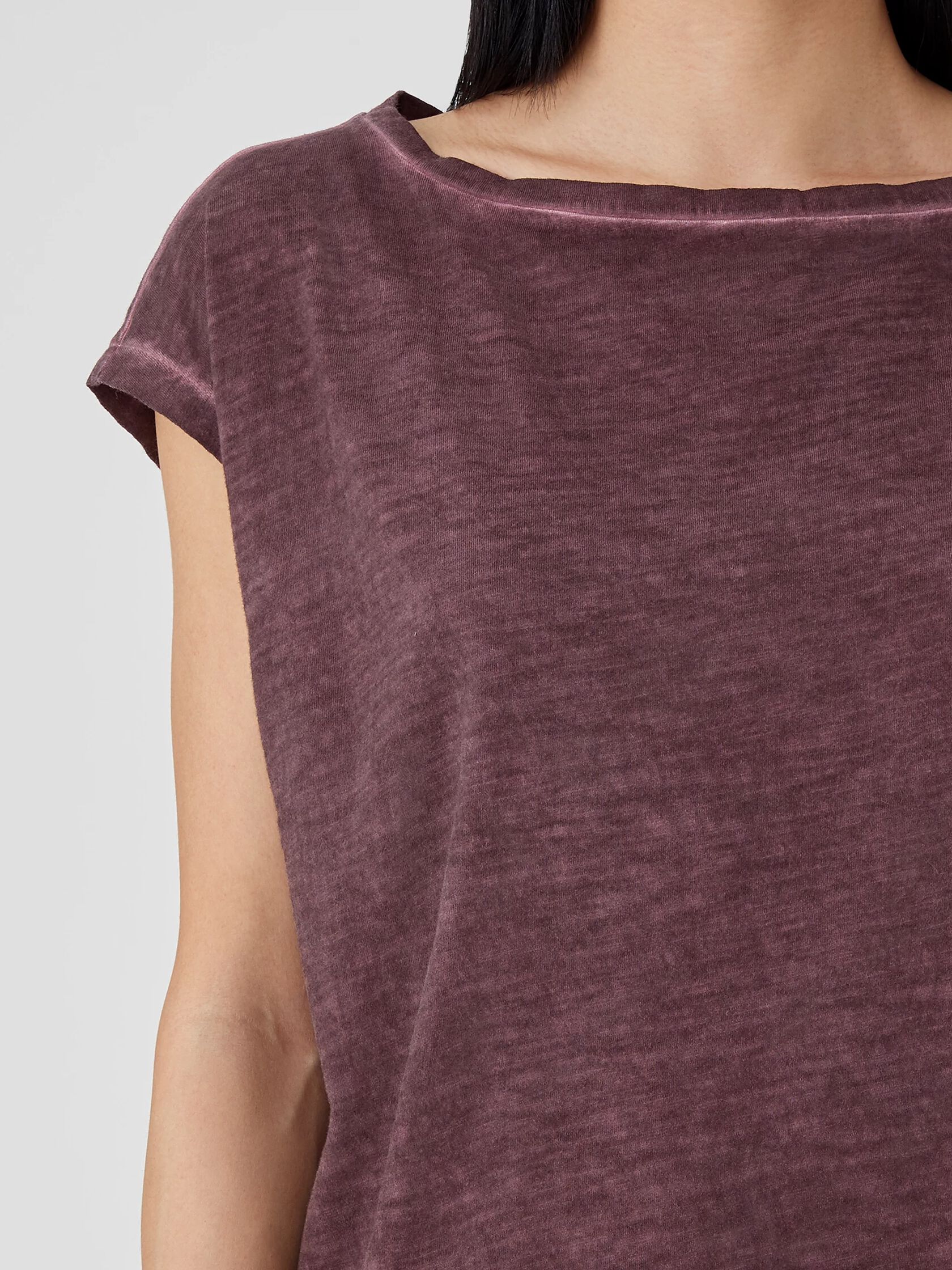 Pigment-Dyed Organic Cotton Square Top