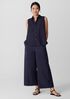 Washed Organic Cotton Poplin Sleeveless Shirt