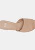 Tea Leather Slide Sandal