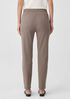 Cotton Blend Ponte Slim Pant