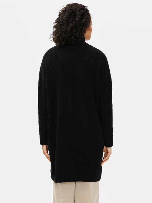 Organic Cotton Boucle Long Cardigan
