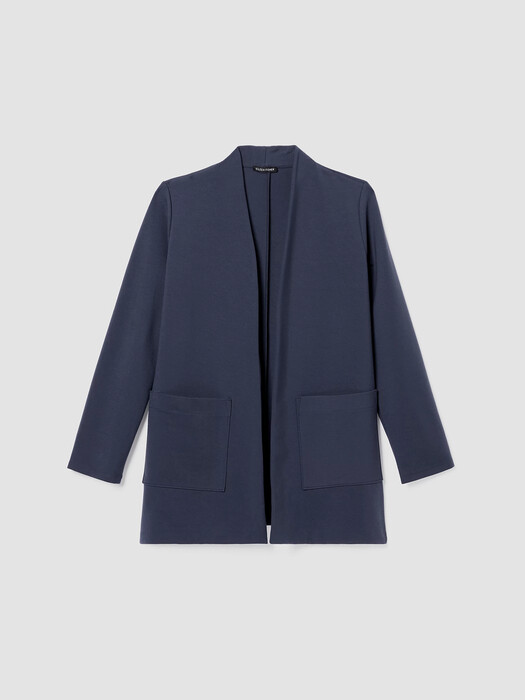Washable Flex Ponte High Collar Jacket