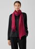 Hand-Dyed Abstract Silk Scarf