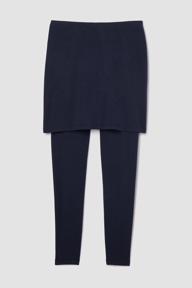 Stretch Jersey Knit Skirted Legging Stretch Jersey Knit Skirted Legging